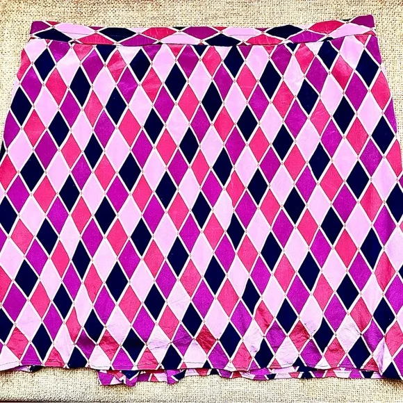 Diane Von Furstenberg Silk Assests vintage silk mini skirt - Picture 9 of 9